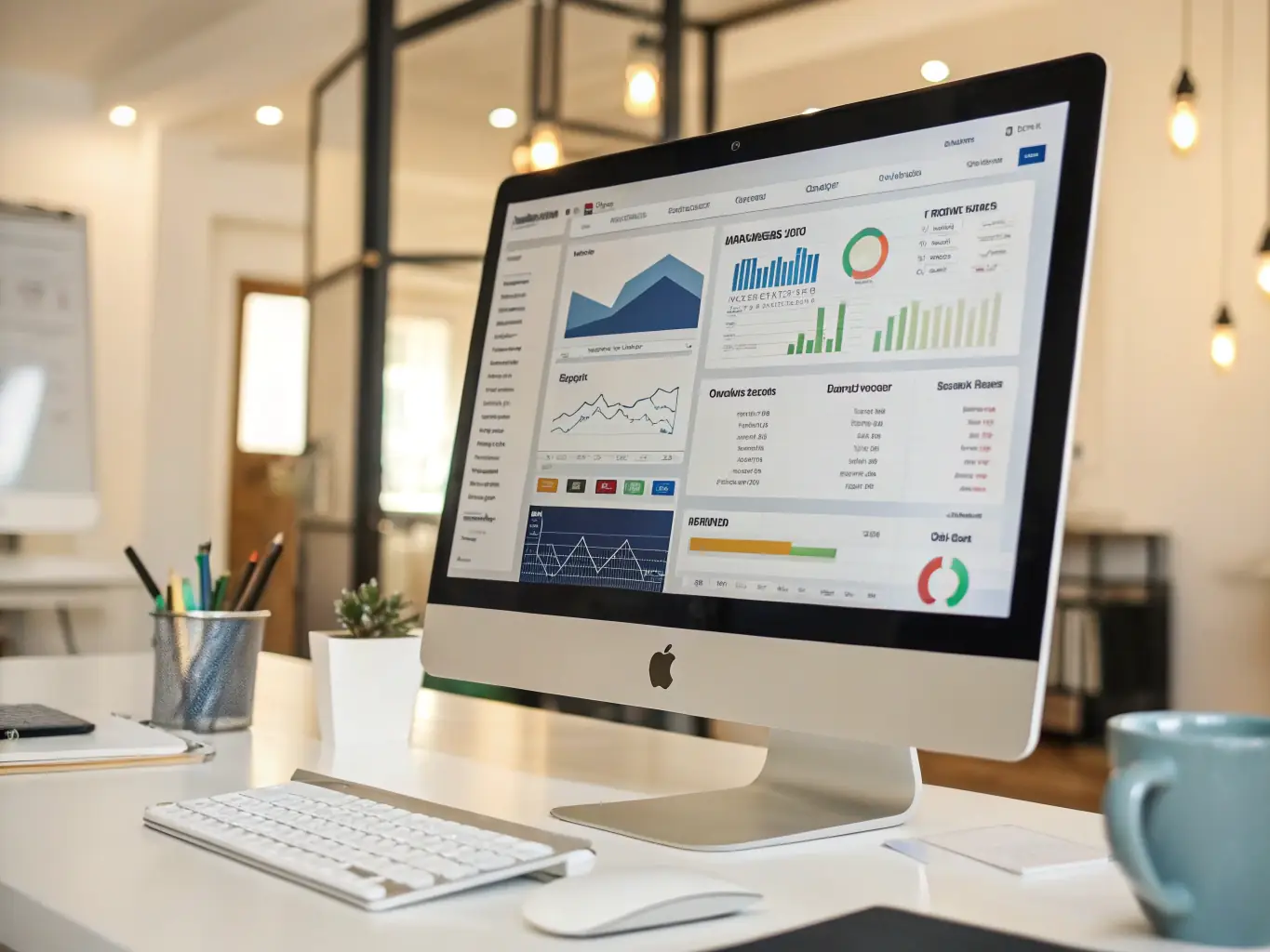 A sample financial report generated by My-contact.one, showcasing key metrics such as revenue, expenses, profit margins, and cash flow, presented in a visually appealing and easy-to-understand format.